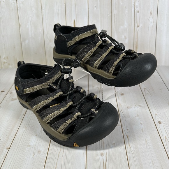Keen Shoes‎ H2 Big Kids 3 Rubber Sandals Olive Green Slip On Outdoor Waterproof - Picture 1 of 8